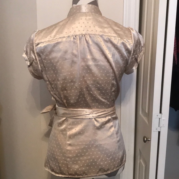 Gold sexy wrap around top - Picture 8 of 8